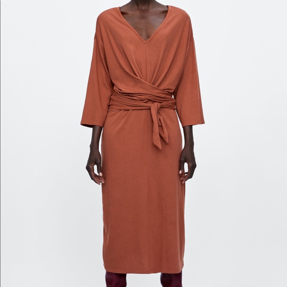 NWT Zara Midi Dress Sz med